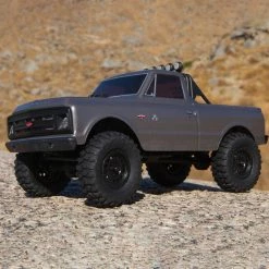 Axial 1/24 SCX24 1967 Chevrolet C10 4WD Truck Brushed RTR, Silver -Axial Online Shop AXI00001T2 A6 4OV4U51Y