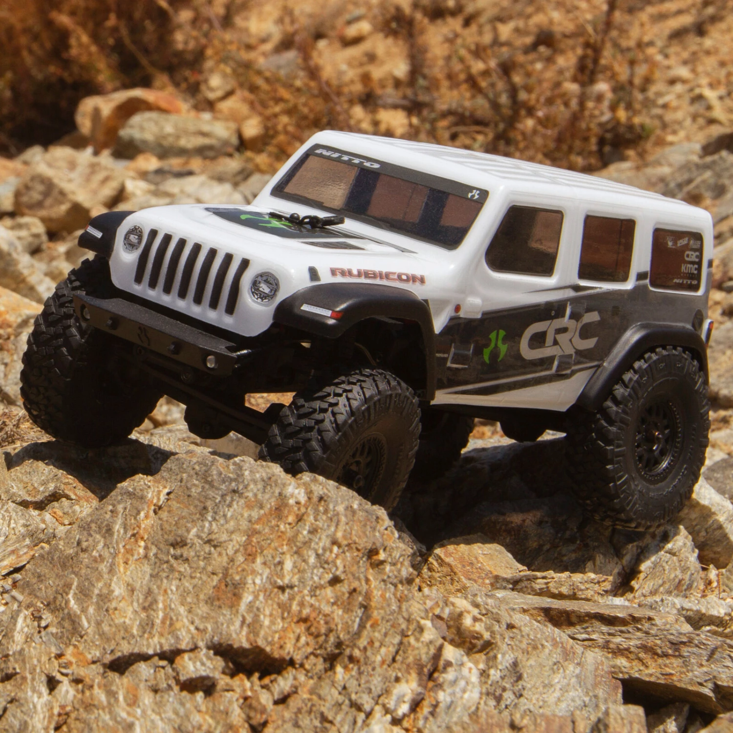 Axial 1/24 SCX24 2019 Jeep Wrangler JLU CRC 4WD Rock Crawler Brushed RTR, White Yel 2 Axial 1/24 SCX24 2019 Jeep Wrangler JLU CRC 4WD Rock Crawler Brushed RTR, White Yel - Image 2