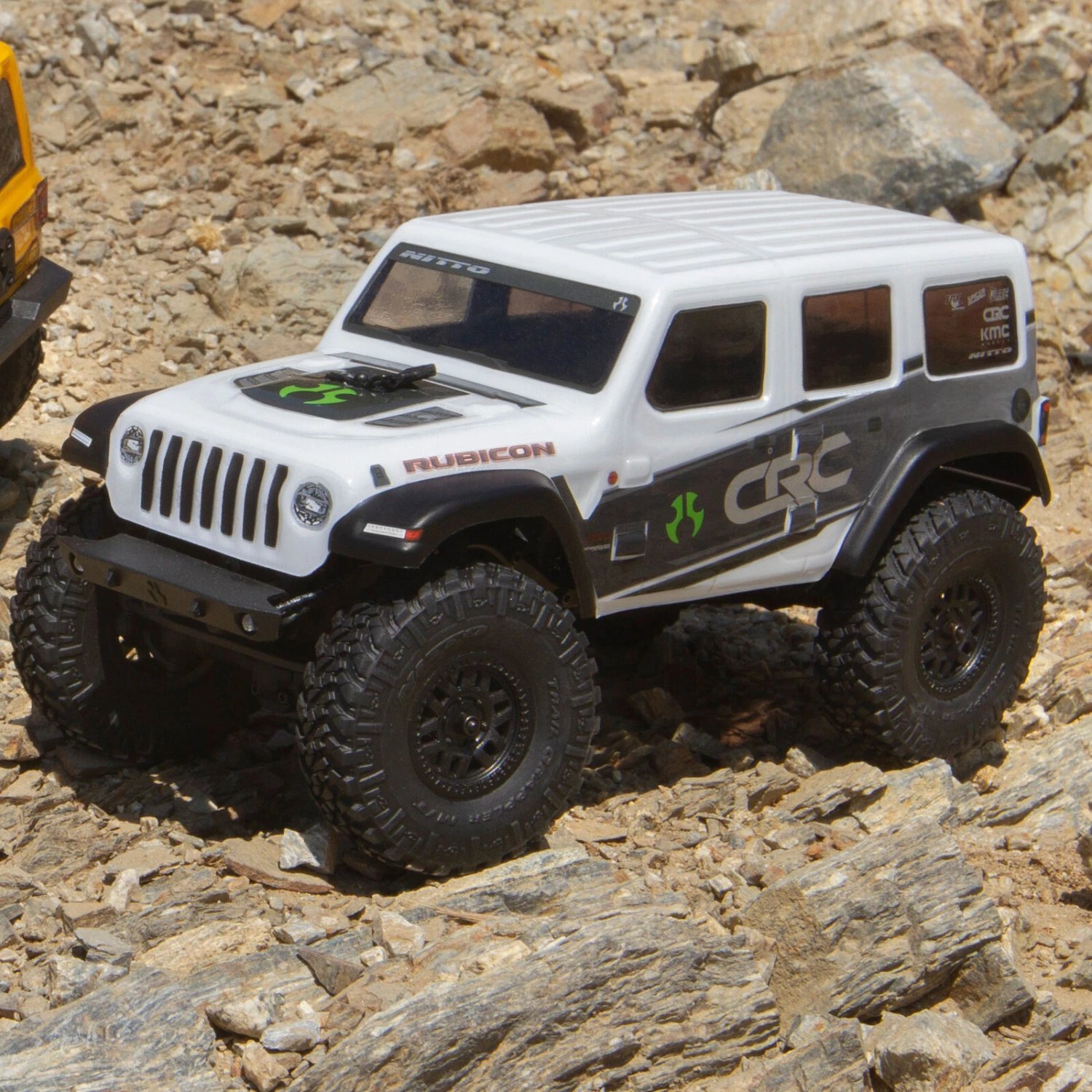 Axial 1/24 SCX24 2019 Jeep Wrangler JLU CRC 4WD Rock Crawler Brushed RTR, White Yel 3 Axial 1/24 SCX24 2019 Jeep Wrangler JLU CRC 4WD Rock Crawler Brushed RTR, White Yel - Image 3
