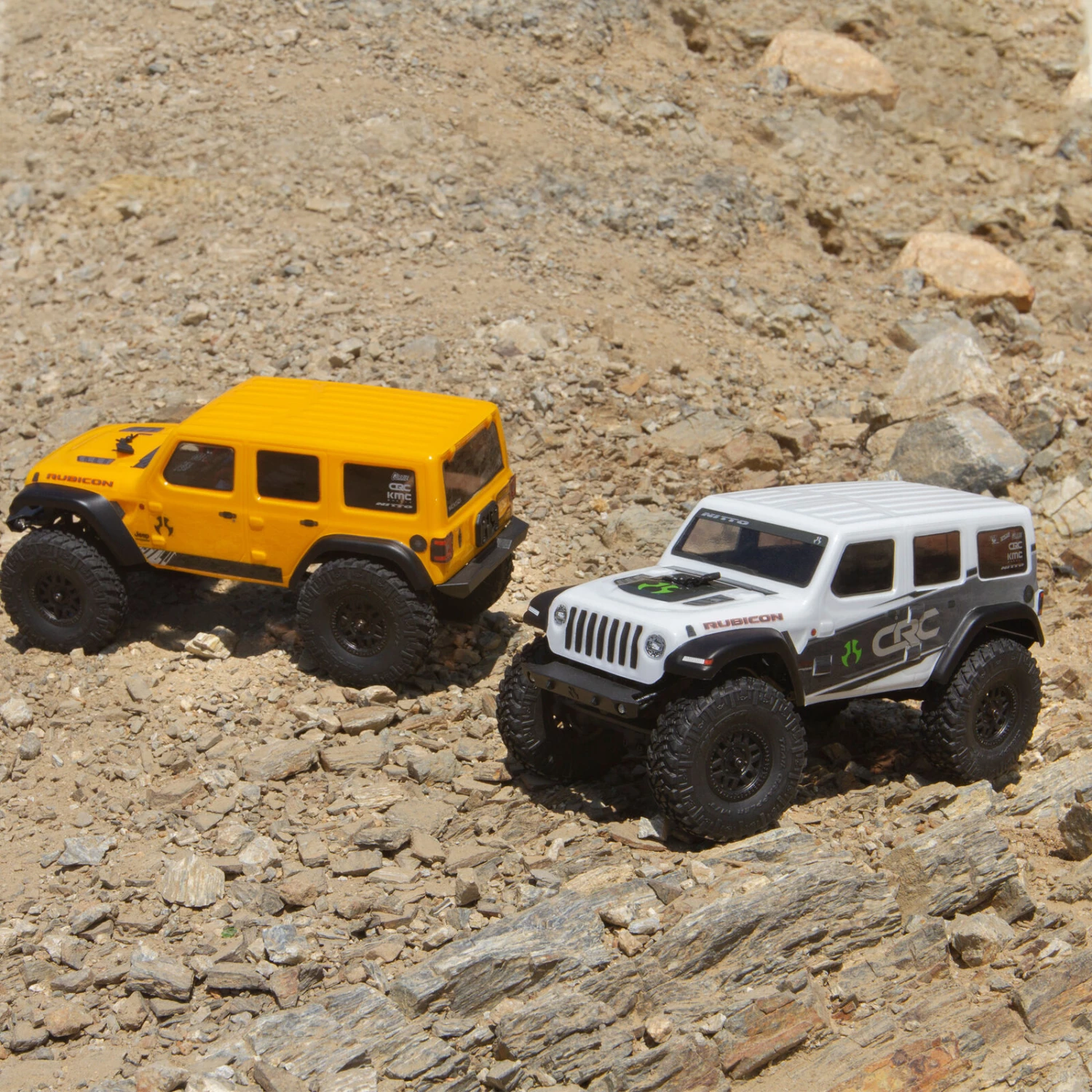 Axial 1/24 SCX24 2019 Jeep Wrangler JLU CRC 4WD Rock Crawler Brushed RTR, White Yel 4 Axial 1/24 SCX24 2019 Jeep Wrangler JLU CRC 4WD Rock Crawler Brushed RTR, White Yel - Image 4