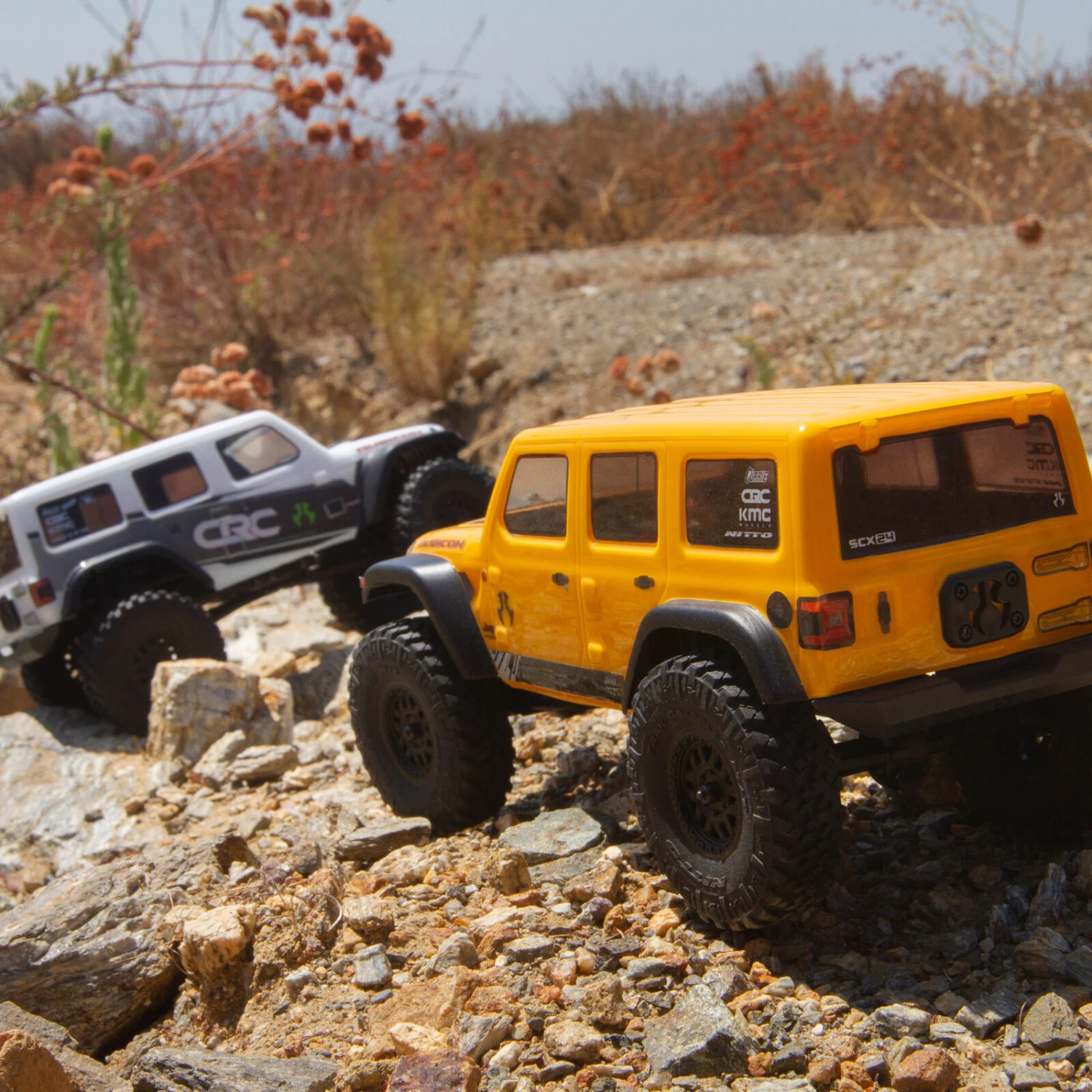 Axial 1/24 SCX24 2019 Jeep Wrangler JLU CRC 4WD Rock Crawler Brushed RTR, White Yel 5 Axial 1/24 SCX24 2019 Jeep Wrangler JLU CRC 4WD Rock Crawler Brushed RTR, White Yel - Image 5