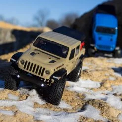 Axial 1/24 SCX24 Jeep JT Gladiator 4WD Rock Crawler Brushed RTR, Beige -Axial Online Shop AXI00005T1 A1 SRXOMVN0