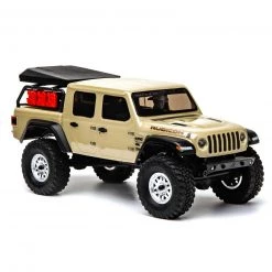 Axial 1/24 SCX24 Jeep JT Gladiator 4WD Rock Crawler Brushed RTR, Beige -Axial Online Shop AXI00005T1 A20 SRXOMVN0