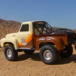 Axial 1/10 SCX10 II 1955 Ford F-100 4WD Truck Brushed RTR, Brown - SCRATCH & DENT -Axial Online Shop AXI03001T1SND A6 77LIOQFB