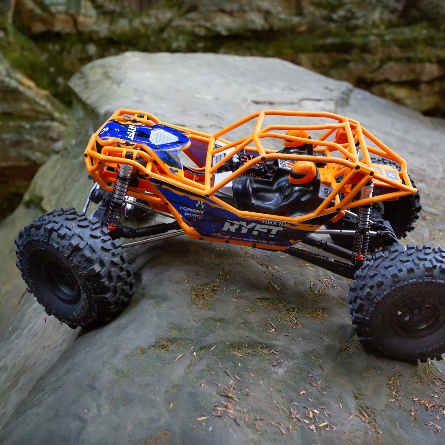 Axial 1/10 RBX10 Ryft 4WD Brushless Rock Bouncer RTR, Orange Blk 15 Axial 1/10 RBX10 Ryft 4WD Brushless Rock Bouncer RTR, Orange Blk - Image 15