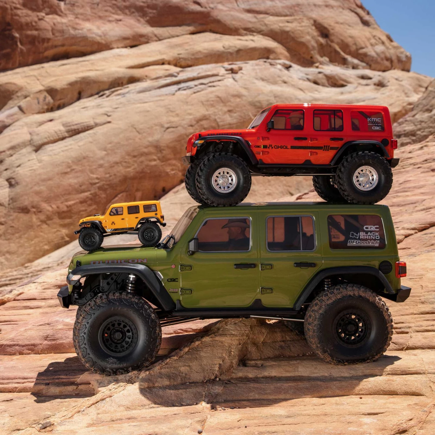 Axial 1/6 SCX6 Jeep JLU Wrangler 4WD Rock Crawler RTR: Green Grn 4 Axial 1/6 SCX6 Jeep JLU Wrangler 4WD Rock Crawler RTR: Green Grn - Image 4