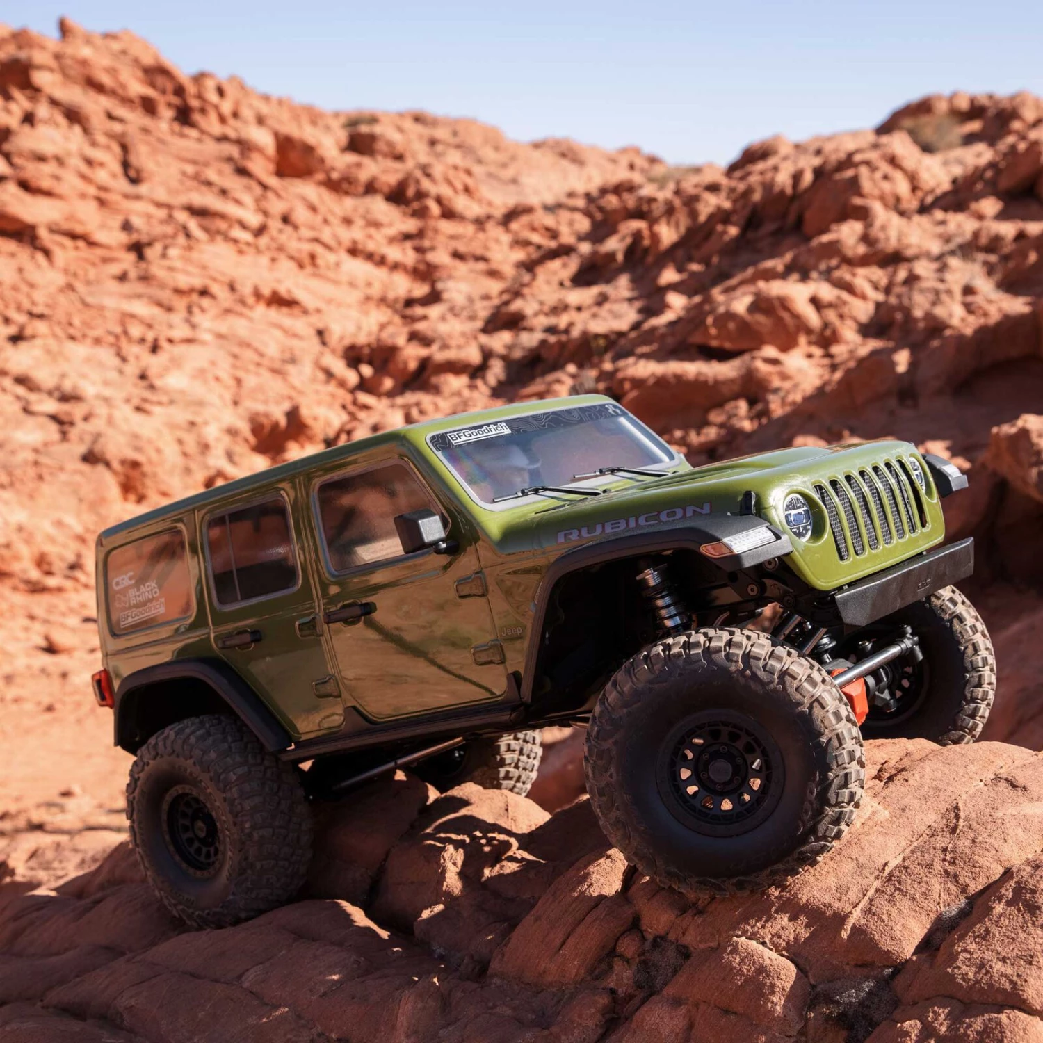 Axial 1/6 SCX6 Jeep JLU Wrangler 4WD Rock Crawler RTR: Green Grn 5 Axial 1/6 SCX6 Jeep JLU Wrangler 4WD Rock Crawler RTR: Green Grn - Image 5