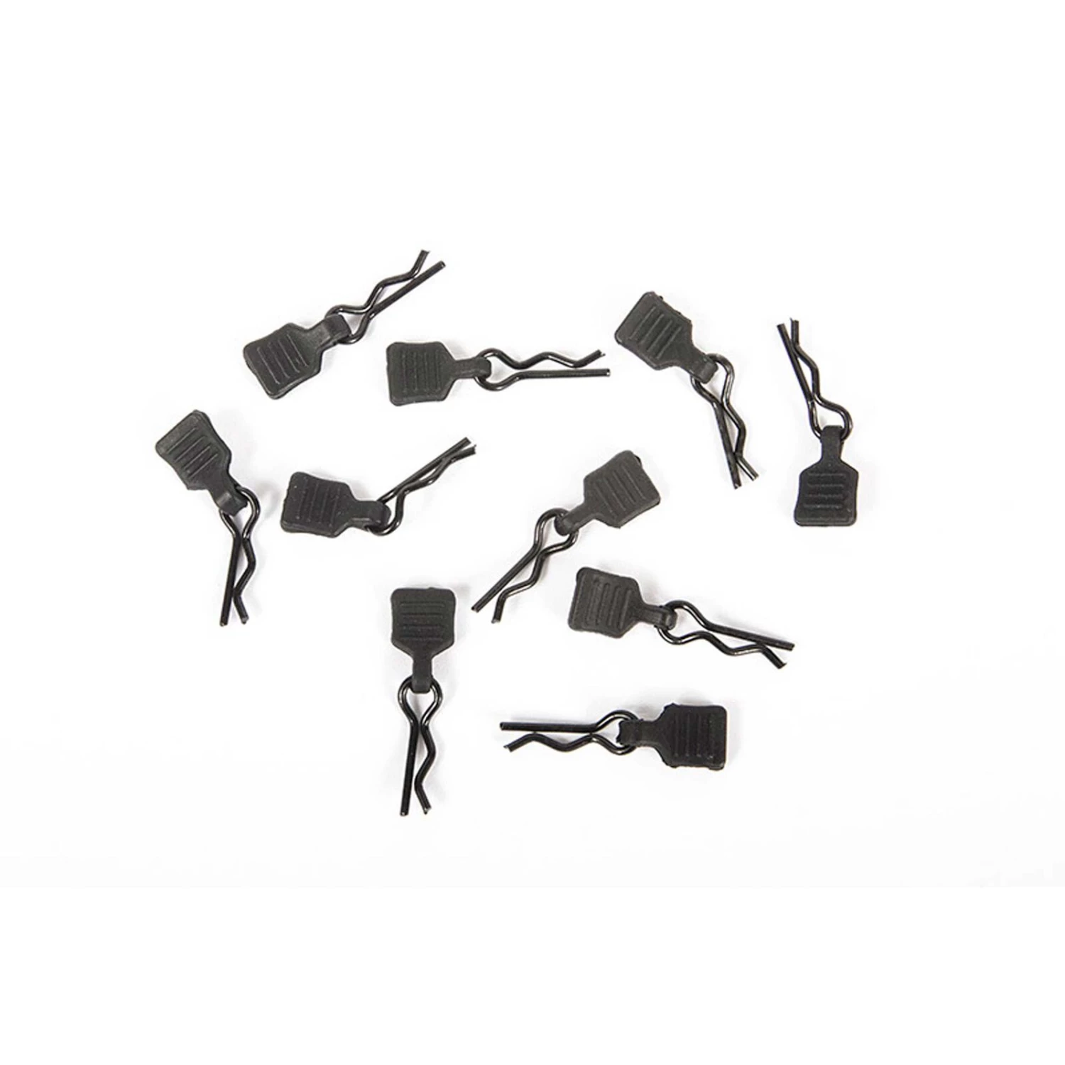 Axial 3mm Body Clip with Tab, Black (10) 1 Axial 3mm Body Clip with Tab, Black (10)