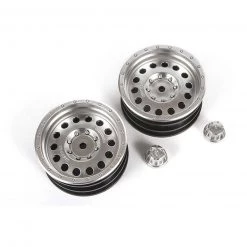 Axial 1/10 Method MR307 Hole 1.9 Wheels, 12mm Hex, Satin Silver (2)