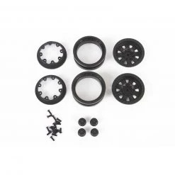 Axial 1.9 Raceline Monster Beadlock Wheels, Black (2)