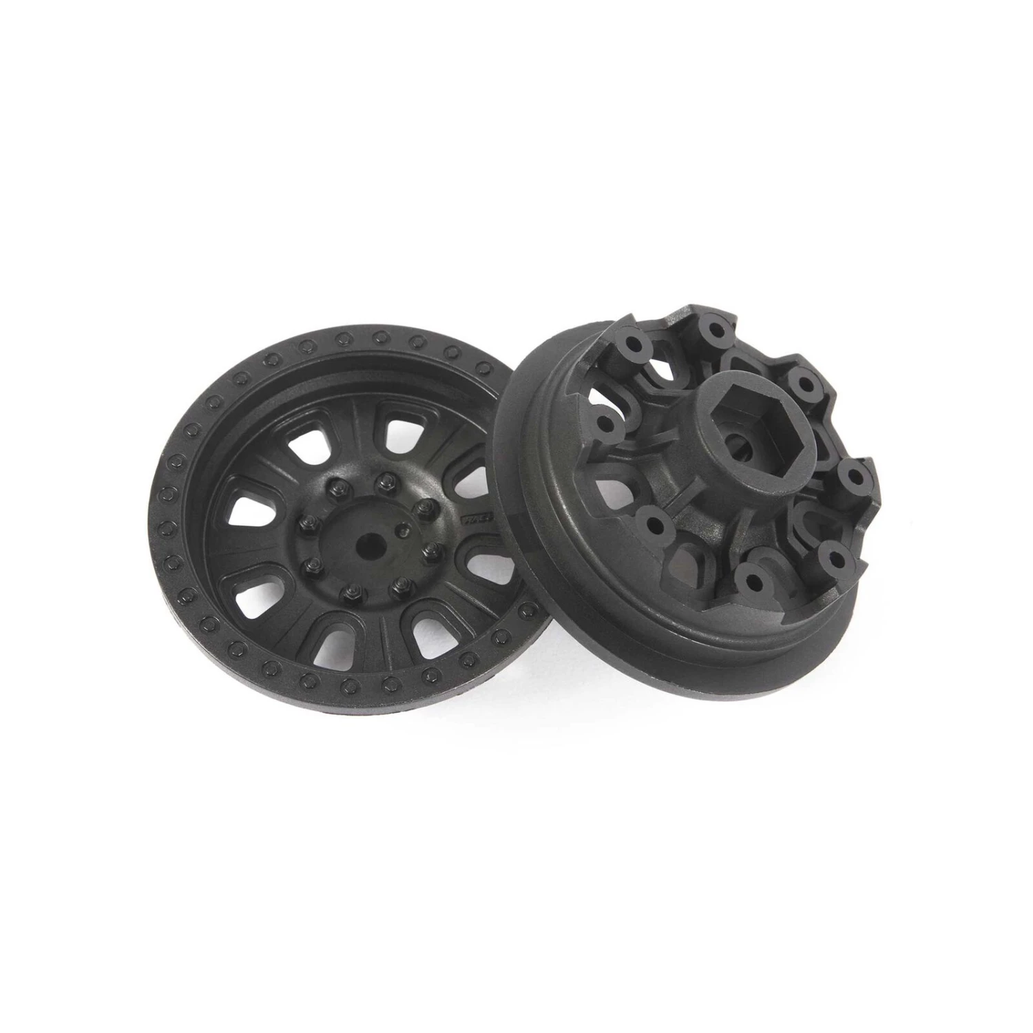 Axial 1.9 Raceline Monster Beadlock Wheels, Black (2) 3 Axial 1.9 Raceline Monster Beadlock Wheels, Black (2) - Image 3