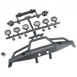 Axial Front Plate Bumper Set: 1/10