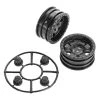 Axial 1/10 1.9 Black Rock CRC Wheels, 12mm Hex (2)
