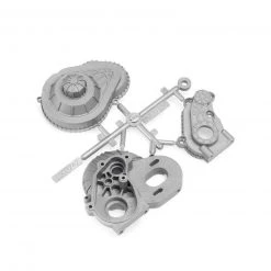 Axial LCX Transmission Case Silver