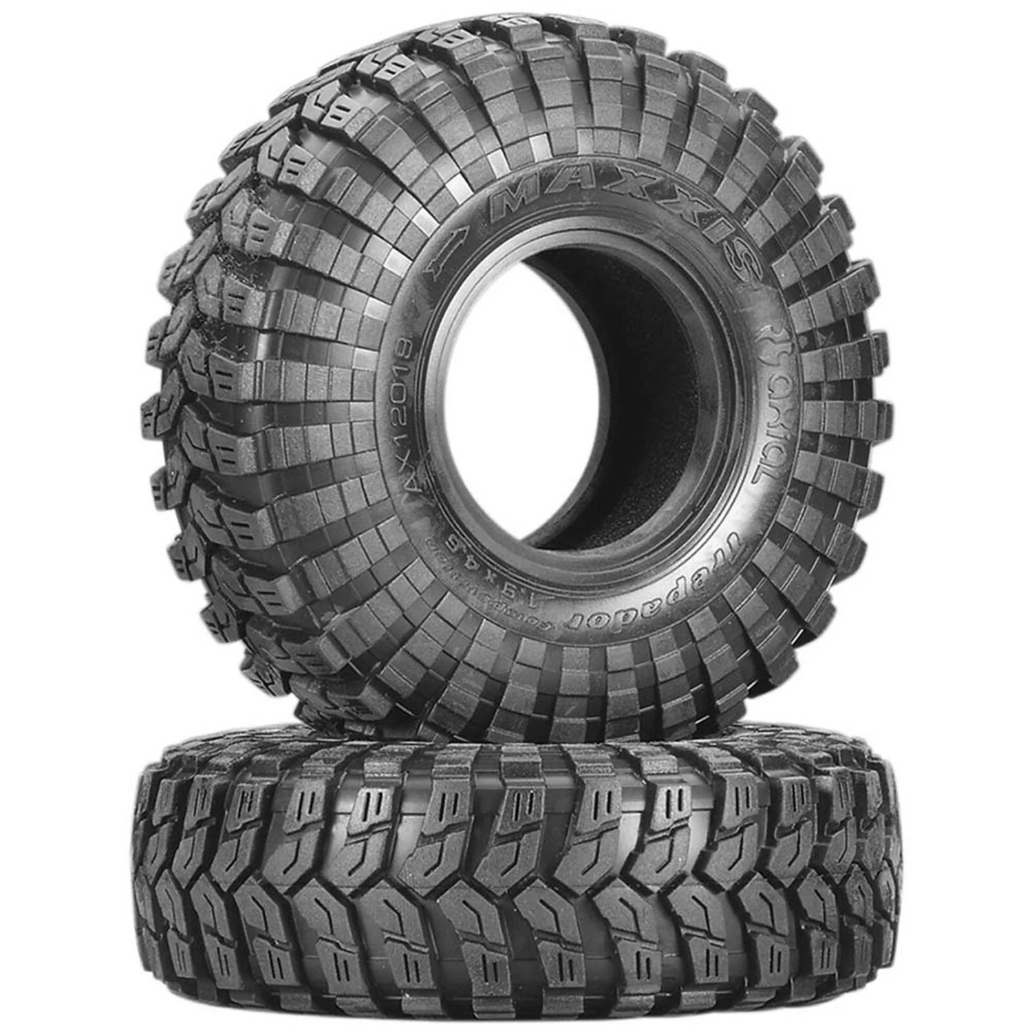 Axial 1/10 Maxxis Trepador Tires R35 1.9 Tire with Inserts (2) 1 Axial 1/10 Maxxis Trepador Tires R35 1.9 Tire with Inserts (2)
