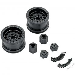 Axial 1/10 Method IFD 2.2 Beadlock Wheels, 12mm Hex, Black (2)
