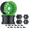 Axial 1/10 Method IFD 2.2 Beadlock Wheels, 12mm Hex, Green (2)