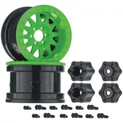 Axial 1/10 Method IFD 2.2 Beadlock Wheels, 12mm Hex, Green (2)