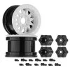Axial 1/10 Method IFD 2.2 Beadlock Wheels, 12mm Hex, White (2)